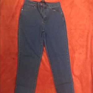 Dark Blue High Waist Jeans